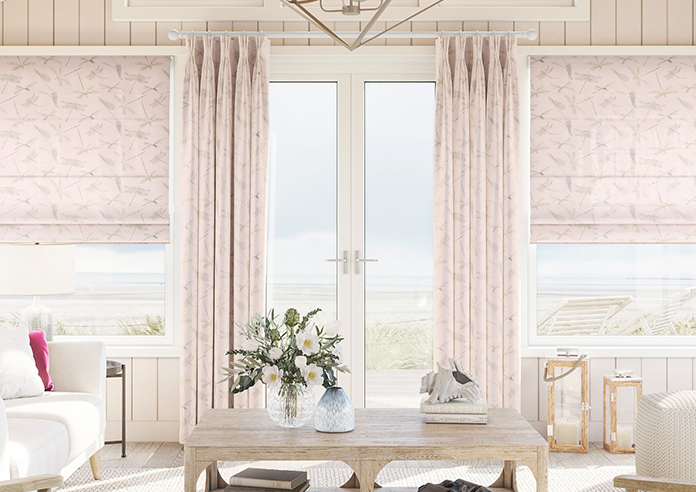Dragonflies, Pink - Made to Measure Curtains - Image 3